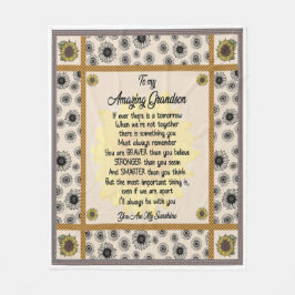 Cobertor De Velo Personalizado Para Meu Incrível Avô Da Avó