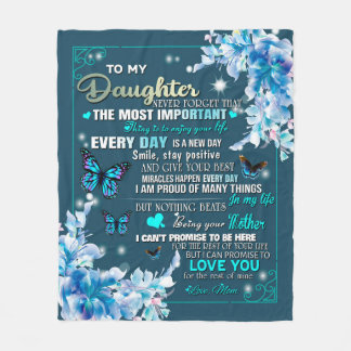 Cobertor De Velo Personalizado Para Minha Filha Da Borboleta Mãe