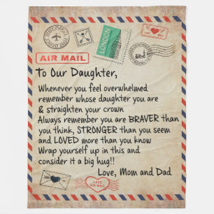 Cobertor De Velo Personalizado Para O Nosso Filho Carta De Amor Da 