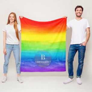 Cobertor De Velo Personalizado para Vibração de Cor de Água do Arco