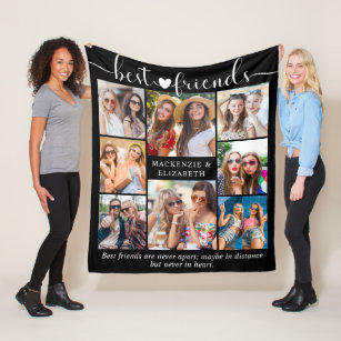 Cobertor De Velo Personalizar a Colagem de Fotos de Cota de Amizade