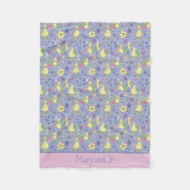 Cobertor De Velo Personalizar as Crianças Bonitas de Flores Selvage