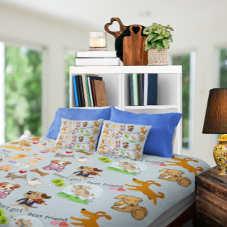 Cobertor De Velo Personalizar Doggie Love