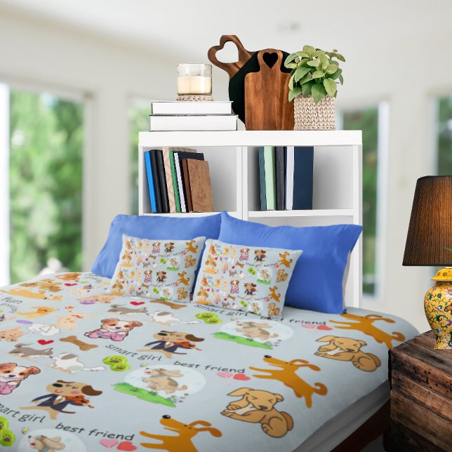 Cobertor De Velo Personalizar Doggie Love (Criador carregado)