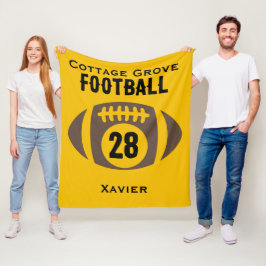 Cobertor De Velo Personalizar nome de futebol, número, escola