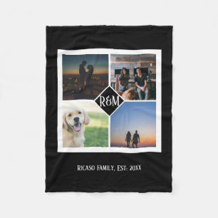 Cobertor De Velo Personalize 4 Fotografias Personalizadas Do Seu Pr