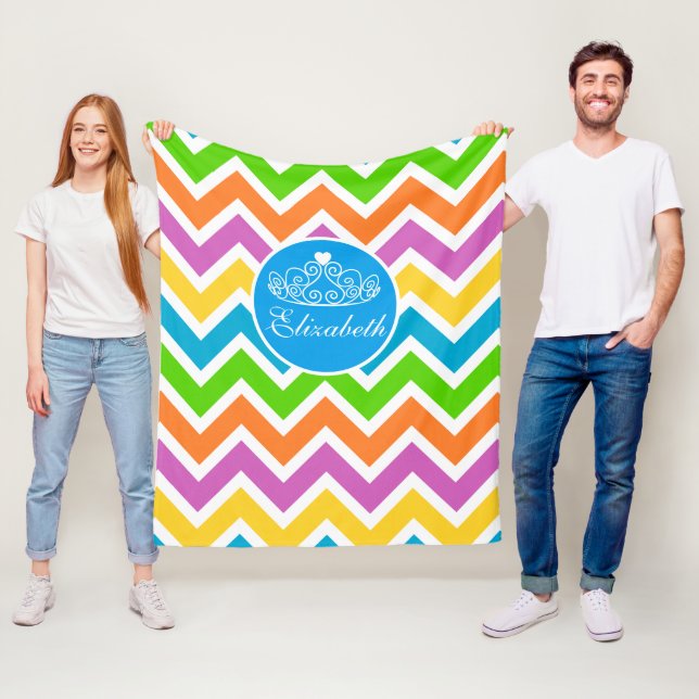 Cobertor De Velo Personalize sua princesa Tiara (In Situ)