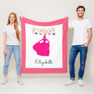 Cobertor De Velo Personalize sua própria princesa