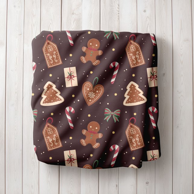 Cobertor De Velo Personalized Christmas Fleece Blanket (Criador carregado)