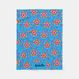 Cobertor De Velo Personalized Piñata Blue Las Posadas Custom