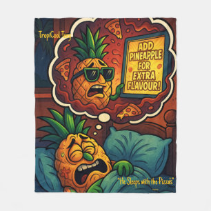 Cobertor De Velo Pesadelo de TropiCool Tony - Abacaxi na Pizza