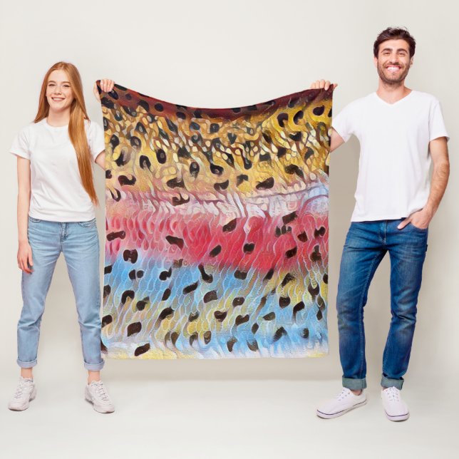 Cobertor De Velo Pesca da Truta Arco-Íris (In Situ)