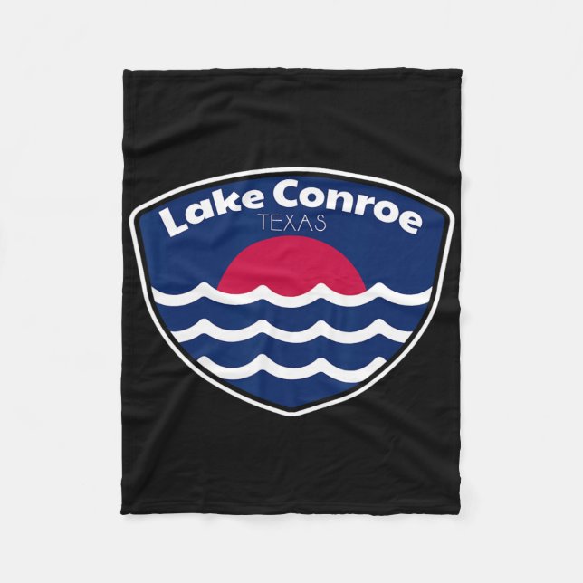 Cobertor De Velo Pesca no Lago Conroe Texas (Frente)