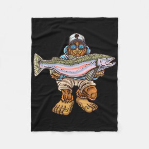 Cobertor De Velo Pesca Steelhead Bigfoot Rio Trutas Pescador 