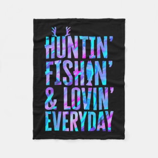 Cobertor De Velo Pescado Caçador E Adorável Pescar O Dia A Dia