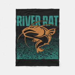 Cobertor De Velo Pescando Bagre no Rato do Rio de Água Doce - Pesca