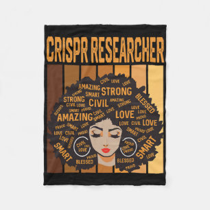 Cobertor De Velo Pesquisador Crispr Poderoso Bla Mês da História Ne