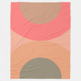 Cobertor De Velo Pêssego Moderno do Século médio e Oliva