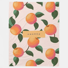 Cobertor De Velo Pêssegos de Pcada Padrão Personalizado