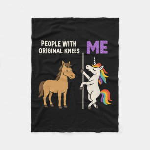 Cobertor De Velo Pessoas Com Faces Originais E Me Unicorn Horse Pr