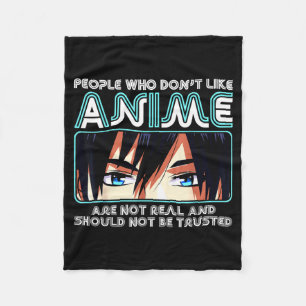 Cobertor De Velo Pessoas que não gostam de anime para mulheres, hom