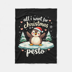 Cobertor De Velo Pesto O Pinguim Engraçado Ba