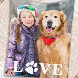 Cobertor De Velo Pet Lover Personalizado Foto Impressa De Cão Com A