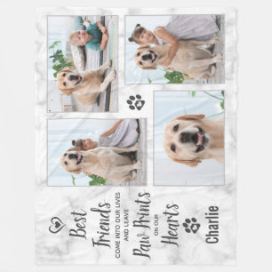 Cobertor De Velo Pet Memorial Fotografia Collage Keepsaet