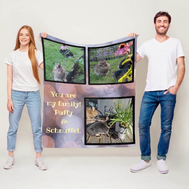 Cobertor De Velo pet photo collage - 3 pictures (In Situ)