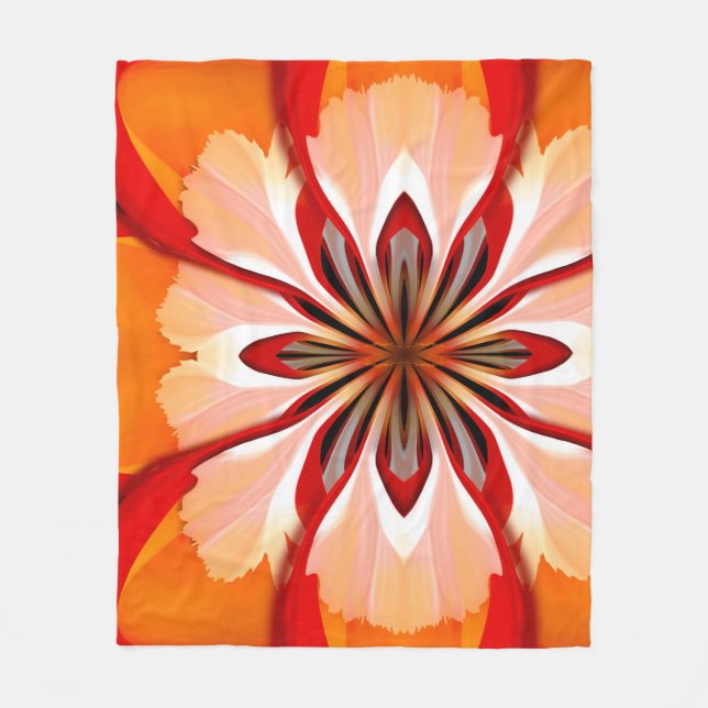 Cobertor De Velo Pétalas de flores (Frente)