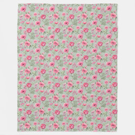 Cobertor De Velo Pétalas de Meadow-Blush em Flor