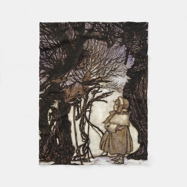 Cobertor De Velo Peter Pan em Kensington jardina crianças (Frente)