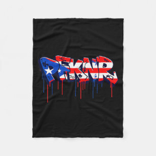 Cobertor De Velo Pfknr Bandeira de Porto Rico Grafite Coquí Patrimô
