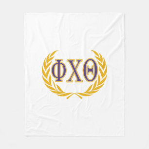 Cobertor De Velo Phi Chi Theta   Grego com Coroa