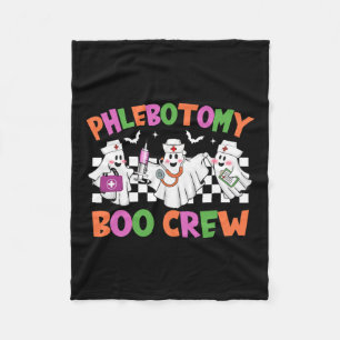 Cobertor De Velo Phlebotomy Boo Crew Phlebotomist Figurume de Hallo