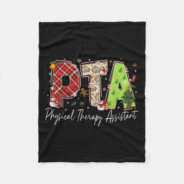 Cobertor De Velo Physical Therapy Therast Istant Pta Santa Christma (Frente)