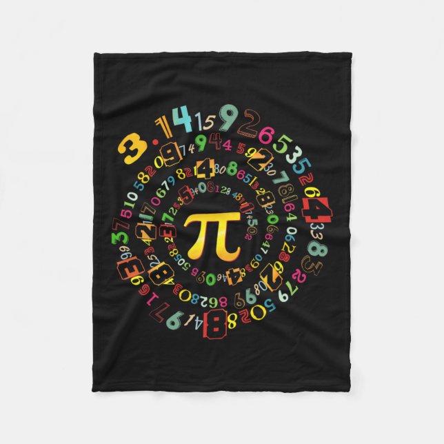 Cobertor De Velo Pi 314 Math Pi Lovers Boy Toddler Mathemat (Frente)