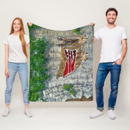 Cobertor De Velo Piasa Bird Illinois Native American Legend