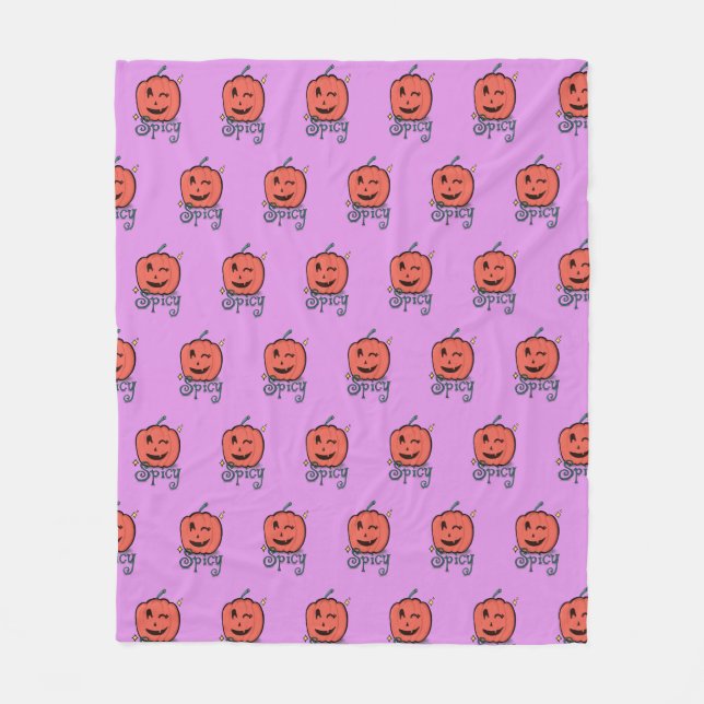 Cobertor De Velo Picante de abóbora (Frente)