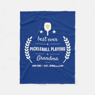 Cobertor De Velo Pickleball que joga o melhor costume do vovô da