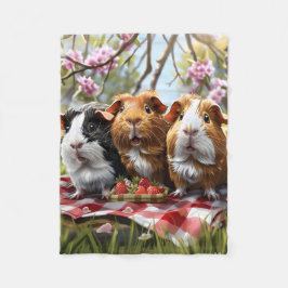 Cobertor De Velo Picnic de porcos guineenses