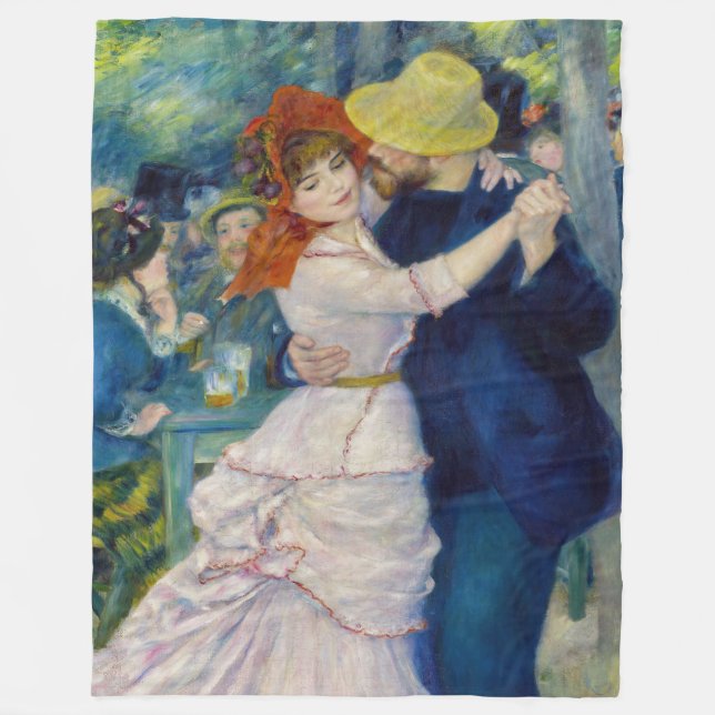 Cobertor De Velo Pierre-Auguste Renoir - Dança em Bougal (Frente)
