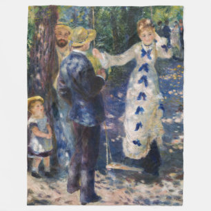 Cobertor De Velo Pierre-Auguste Renoir - The Swing