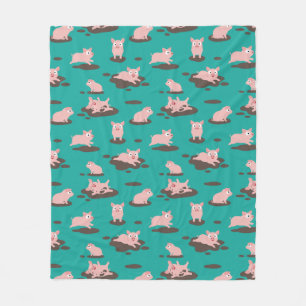 Cobertor De Velo Piglets Fleece Blanket