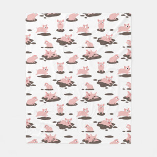 Cobertor De Velo Piglets Fleece Blanket