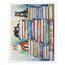 Pilha de Leitura Pintada por Aquarela