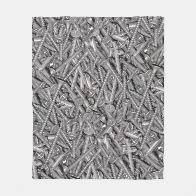 Cobertor De Velo Pilha de Parafusos Prateados para Drywall (Frente)