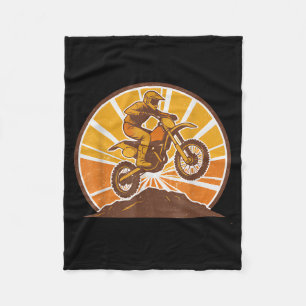 Cobertor De Velo Piloto de Motocross Vintage pula de Moto de Trilha