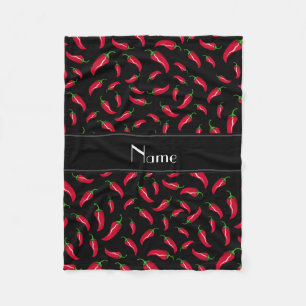 Cobertor De Velo Pimenta de pimentão preta conhecida personalizada