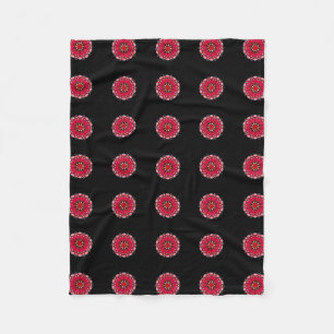 Cobertor De Velo Pin Floral Caleidoscópio Africano